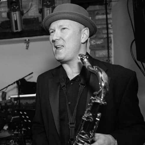 Andrew Hooley playing Saxophone